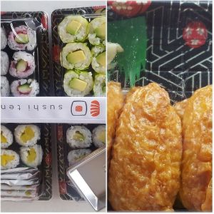 Inari and vegan sushi at Sushi Ten in Columbus