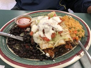 Enchilada Meal at Tmaz Taqueria in Ann Arbor