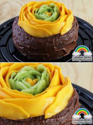 Conciencia Arcoíris offers a variety of VEGAN-NO REFINED SUGAR ADDED cakes. Check FB page for more information:  https://www.facebook.com/ConcienciaArcoirisProductosVeganosArtesanales/ at Conciencia Arcoiris Productos Veganos Artesanales in Mexico City