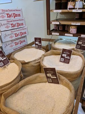Types of rice at Casa Perris in Barcelona