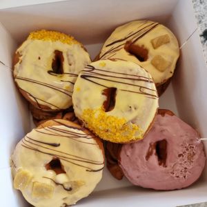 Donuts from frimout at Bakery Frimout in Ghent