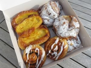 Danish pastry, bakkerij Frimout, Ghent at Bakery Frimout in Ghent