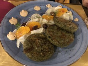 medaglioni di cicerchia  at Soul Kitchen in Genoa