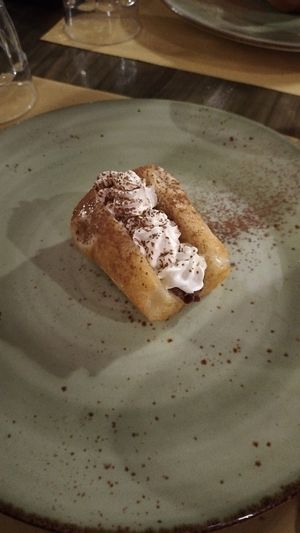 Babà con crema cioccolato e rum at Soul Kitchen in Genoa