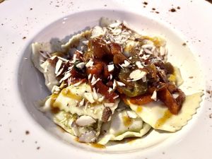 Vegan ravioli   at Soul Kitchen in Genoa