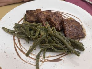 Tempeh  at Soul Kitchen in Genoa
