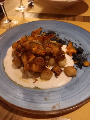Gnocchi in walnut cream at Soul Kitchen in Genoa