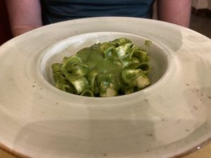 Pigacce al pesto vegan  at Soul Kitchen in Genoa