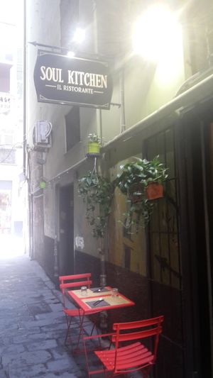 From the outside at Soul Kitchen in Genoa