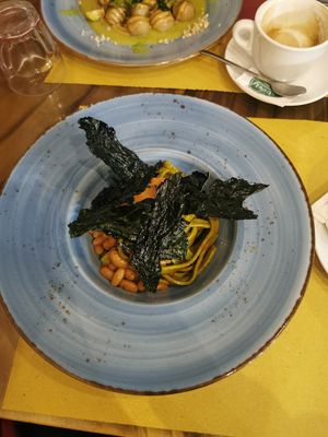 Black Cabbage Tagliatelle at Soul Kitchen in Genoa