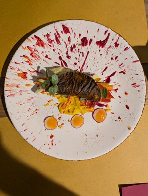 TACOS, WITH AVOCADO, GREEMS AND MISO MAYONNAISE at Soul Kitchen in Genoa