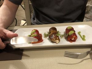 stuffed peppers at Soul Kitchen in Genoa