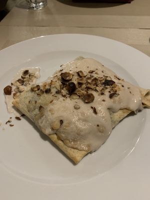Vegan crepe at Soul Kitchen in Genoa