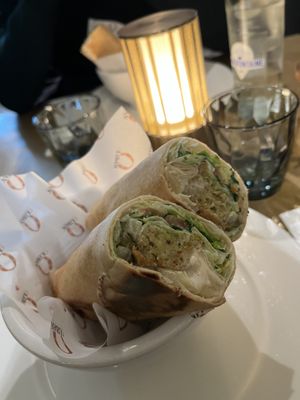falafel sandwich (7€ if you eat inside, 6€ for take away)  at O Liban in Brussels