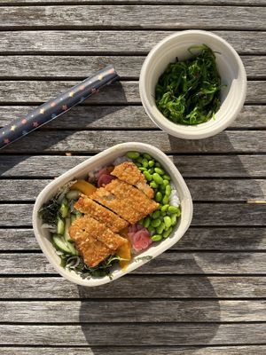 Tofu katsu bowl  at Makisu in Brussels