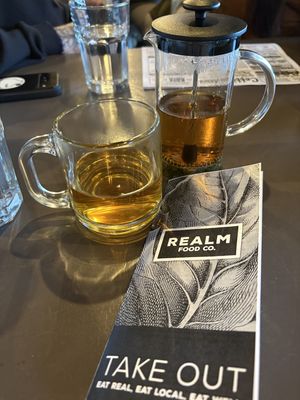 Herbal tea  at Realm Food Co in Parksville