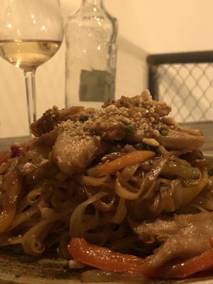 Noodles at Om in Girona