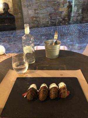 Falafel  at Om in Girona