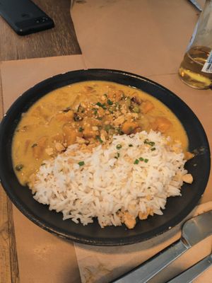 Curry at Om in Girona