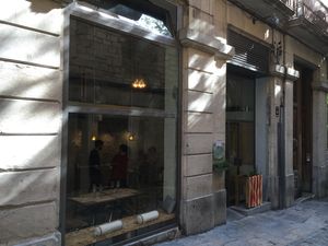 Outside  at Om in Girona