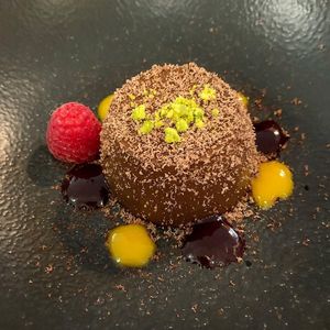 Pannacotta at Om in Girona