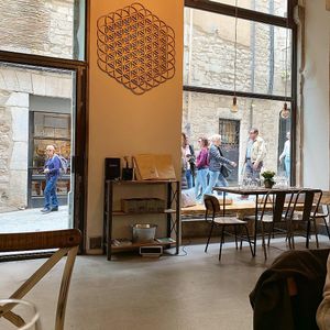 Restaurant at Om in Girona