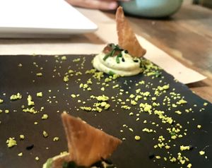 Aperitiu de cortesia at Om in Girona