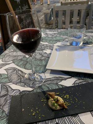 Hummus treat!  at Om in Girona