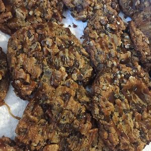 Caramel Pecan Chocolate Chip Cookies  at Free Birds Vegan Bakery in Decatur