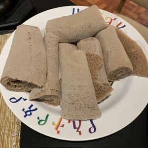 Injera  at Ghion Cultural Hall in Atlanta
