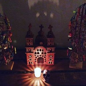 Decorations at Restaurante Cetli in Tulum