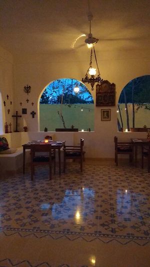 inner view at Restaurante Cetli in Tulum