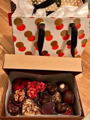 choco box at Pastelaria 6Sentidos in Charneca Da Caparica