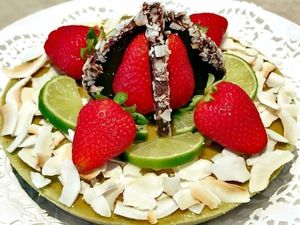 Spicy Lime and Coconut cake at Pastelaria 6Sentidos in Charneca Da Caparica