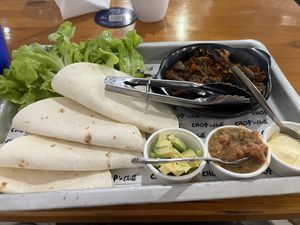 Special: Vegan Fajitas. Sooo good!   at Chop 'n Chill in Port Macquarie