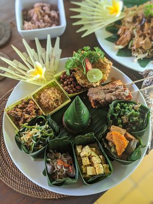 Nasi campu at Miro's Garden Restaurant in Ubud
