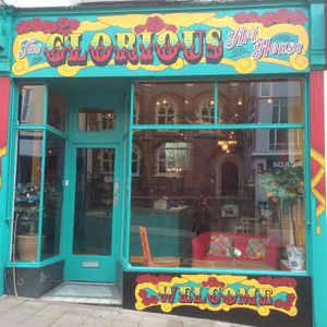 Exterior (from their social media) at The Glorious Art House Cafe in Exeter