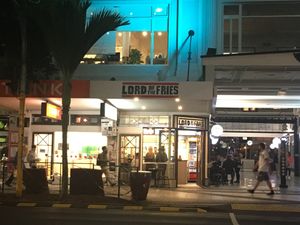 Vegan fast food restaurant  at Lord of the Fries - St Kevins Arcade in Auckland