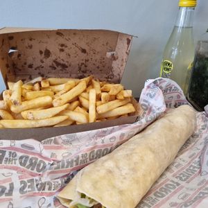 Make it combo wrap fries and a beverage for 21.9 NZD at Lord of the Fries - St Kevins Arcade in Auckland