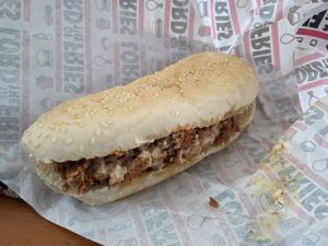 Limited edition Philly Cheese Steak at Lord of the Fries - St Kevins Arcade in Auckland