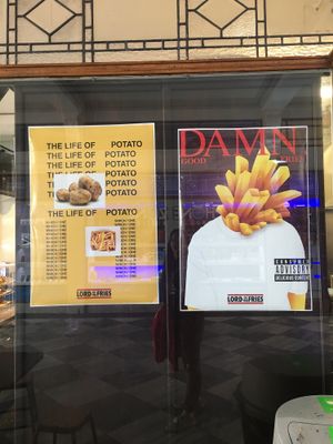 Kendrick should be first... at Lord of the Fries - St Kevins Arcade in Auckland