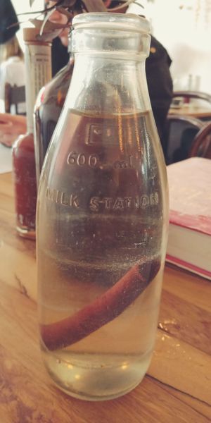Even the water tasted pretty good, infused with a cinnamon stick at The Midnight Baker in Auckland