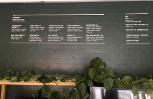 Smoothie options  at Well + Good in Auckland
