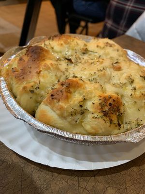 Pull apart bread  at The Chicago House of Za in Chicago