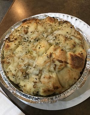 Cheesy bread at The Chicago House of Za in Chicago