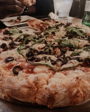 Amazing pizza at The Chicago House of Za in Chicago