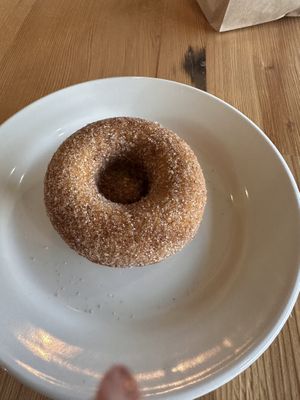 Pumpkin donut. I got one for now and one for later    at Mud Pie Vegan Bakery and Coffee in Mission