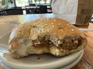   at Mud Pie Vegan Bakery and Coffee in Mission