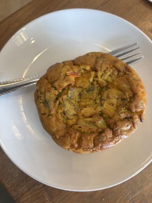 veggie frittata!  at Mud Pie Vegan Bakery and Coffee in Mission