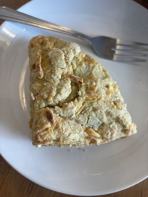 cheddar sausage scone! at Mud Pie Vegan Bakery and Coffee in Mission
